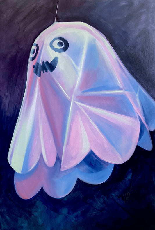 Mega Ghost - original 36 x 24 inch oil on canvas